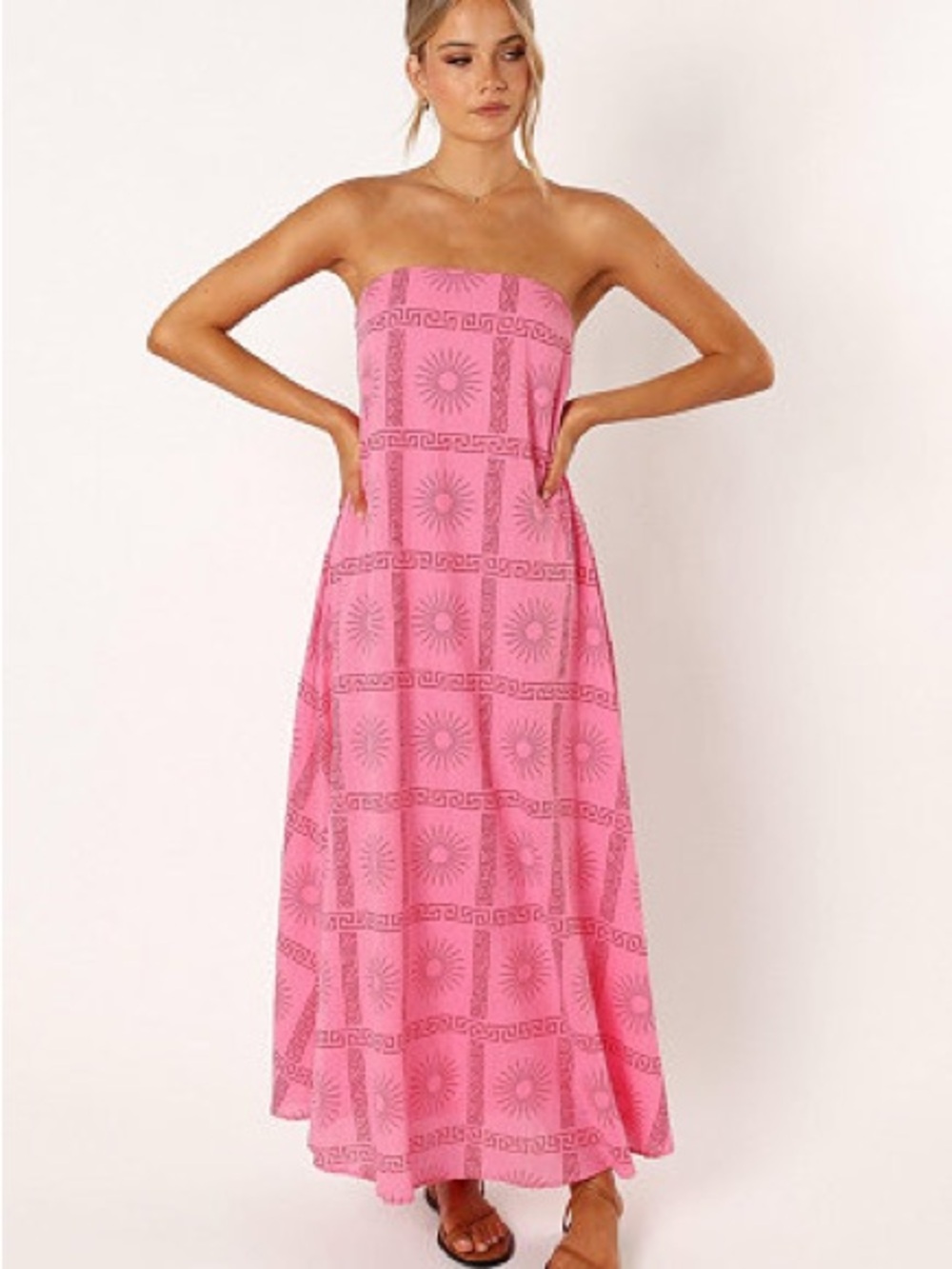 Petal & Pup Soph Strapless  Maxi Dress